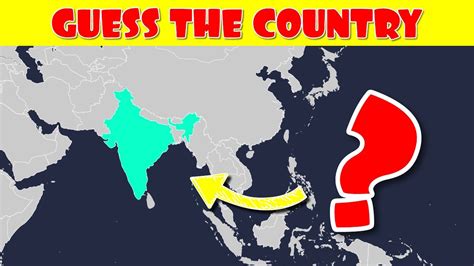 guess the country on map